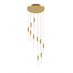10lt Gold pendant for stair  D500*H1700MM 