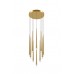 10lt Gold pendant for stair  D500*H1700MM