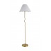 Gold floor lamp with Fabric shade